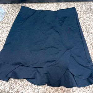 Loft Black Skirt